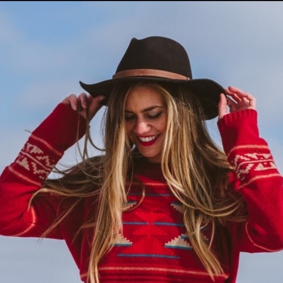 Bennett Fedora Wool Black New with Tags S/M - Picture 2 of 6